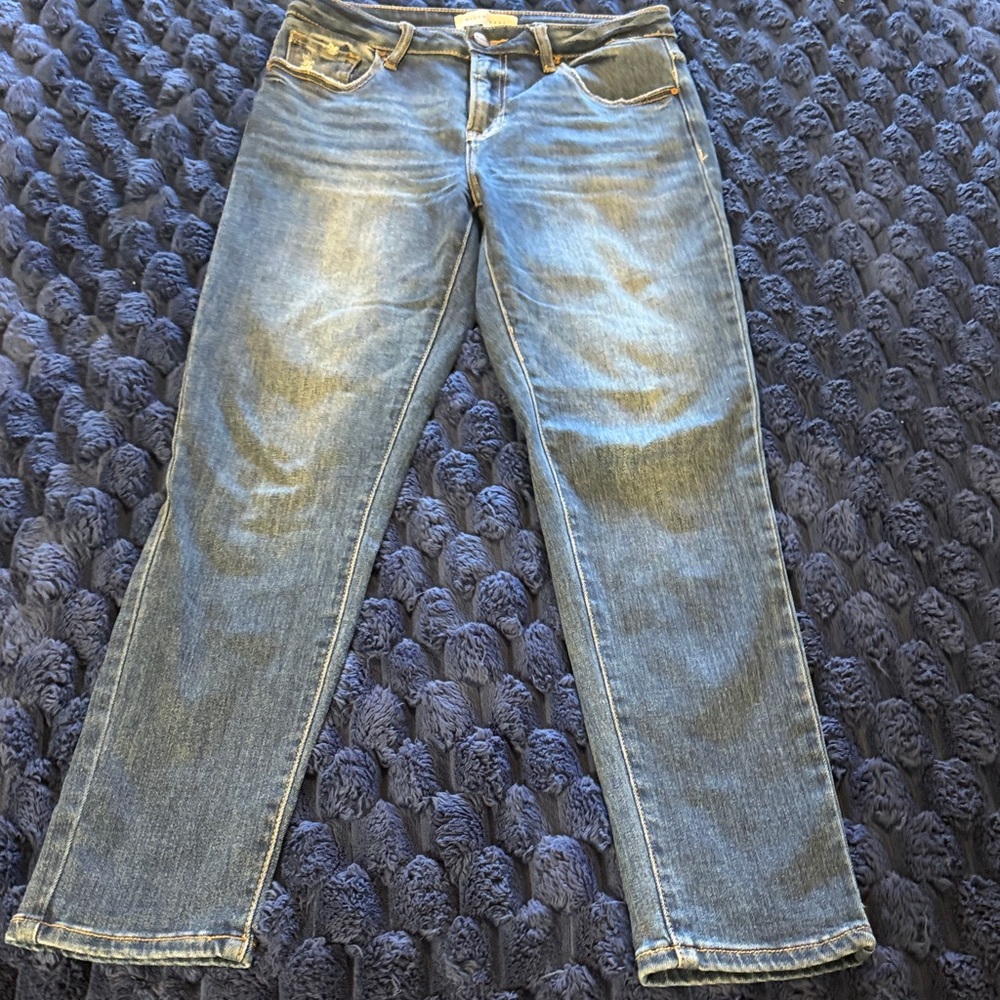 Risen Classic Blue Women's Straight Leg Jeans